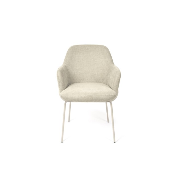 Silla ARIEL, Textil / Metal / Beige /...