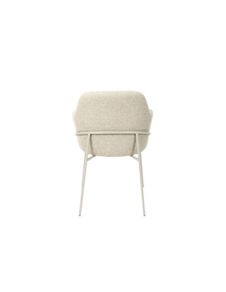Silla ARIEL, Textil / Metal / Beige / Beige