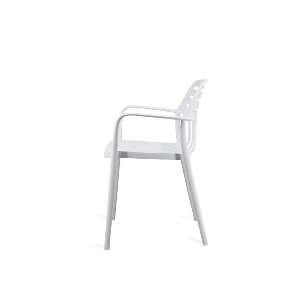Silla DOVER, Plástico / Blanco