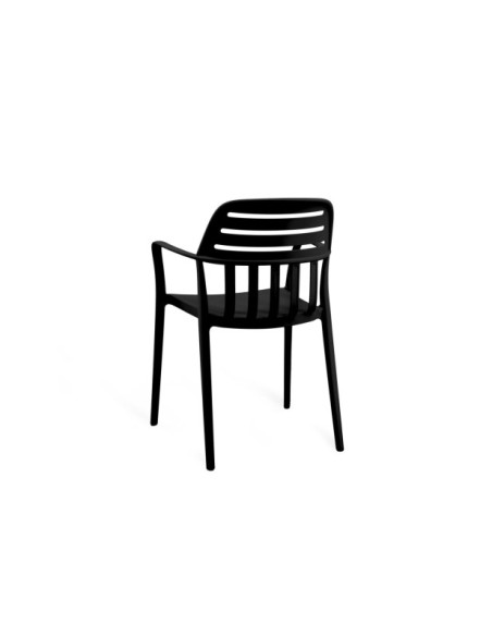 Silla DOVER, Plástico / Negro