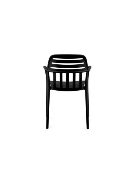 Silla DOVER, Plástico / Negro