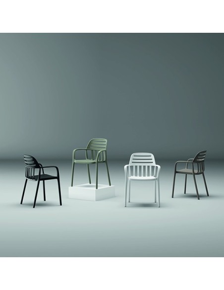 Silla DOVER, Plástico / Negro