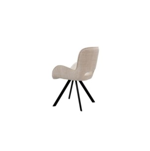 Silla ALLIE, Textil / Plástico / Metal / Beige 2