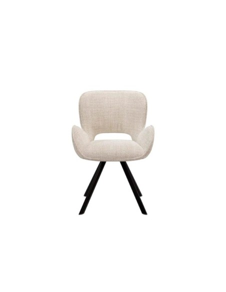 Silla ALLIE, Textil / Plástico / Metal / Beige