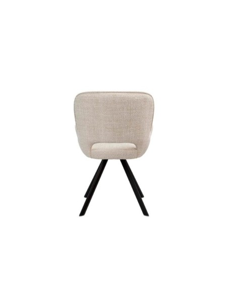 Silla ALLIE, Textil / Plástico / Metal / Beige