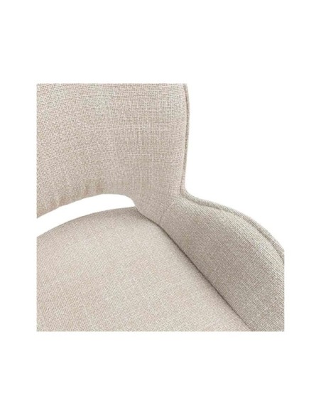 Silla ALLIE, Textil / Plástico / Metal / Beige