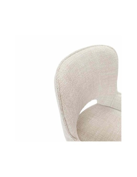 Silla ALLIE, Textil / Plástico / Metal / Beige