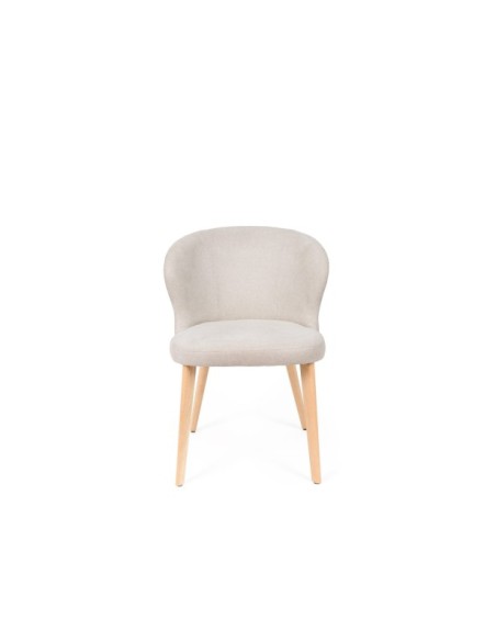 Silla TATE, Textil / Haya / Beige