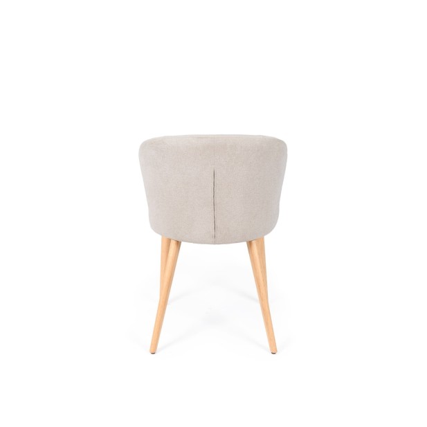 Silla TATE, Textil / Haya / Beige