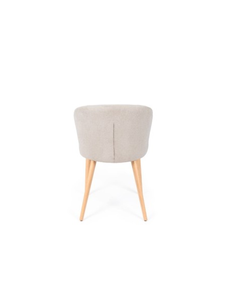 Silla TATE, Textil / Haya / Beige
