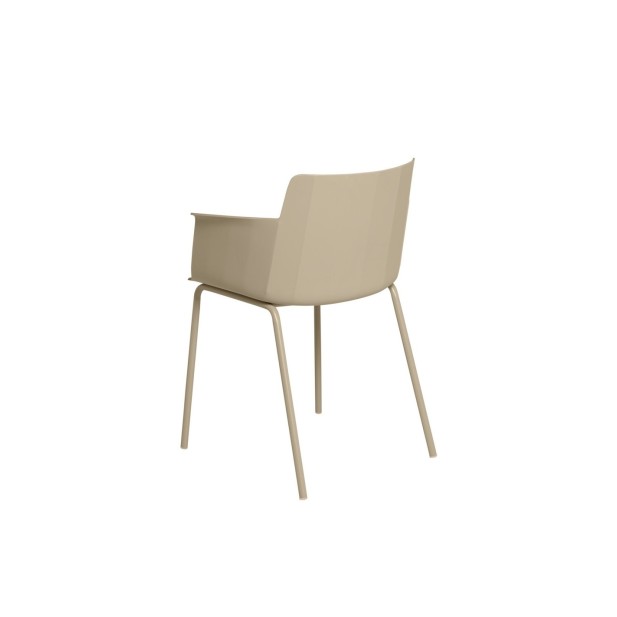 Silla ZETA, Plástico / Beige