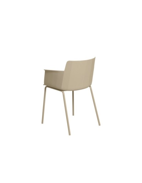 Silla ZETA, Plástico / Beige