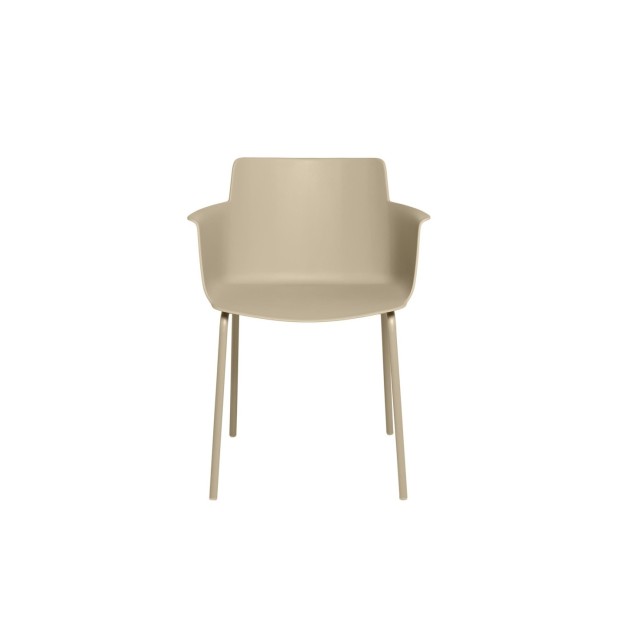 Silla ZETA, Plástico / Beige
