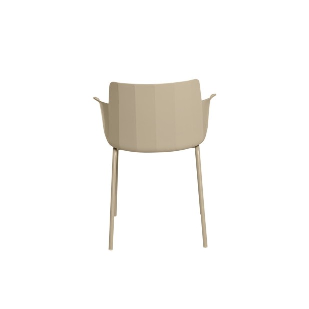Silla ZETA, Plástico / Beige