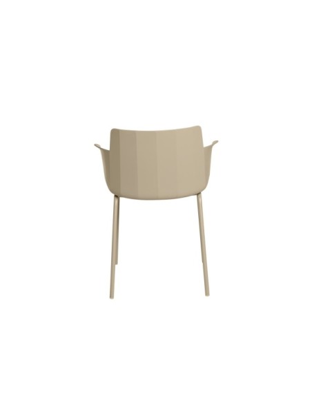 Silla ZETA, Plástico / Beige