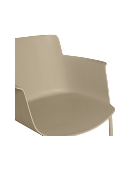 Silla ZETA, Plástico / Beige