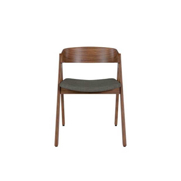 Silla RINA, Textil / Chapa de Nogal /...