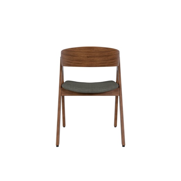 Silla RINA, Textil / Chapa de Nogal /...