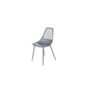 Silla LYNGS, Plástico / Metal / Gris