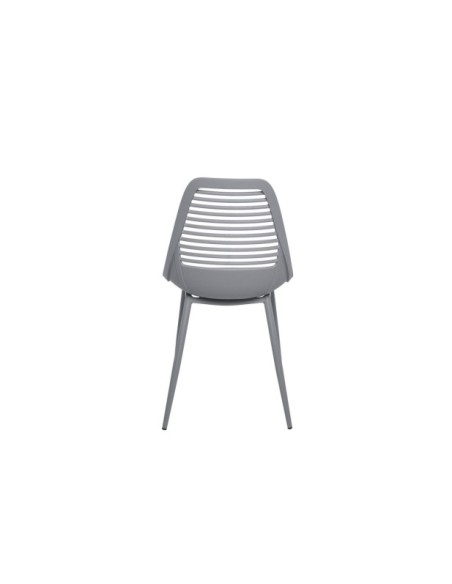 Silla LYNGS, Plástico / Metal / Gris