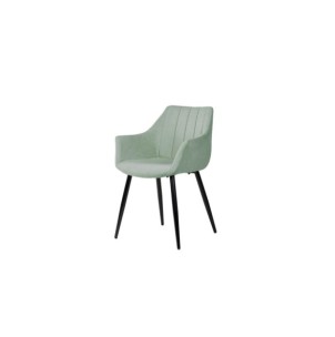 Silla LIHME, Textil / Contrachapado / Metal / Menta