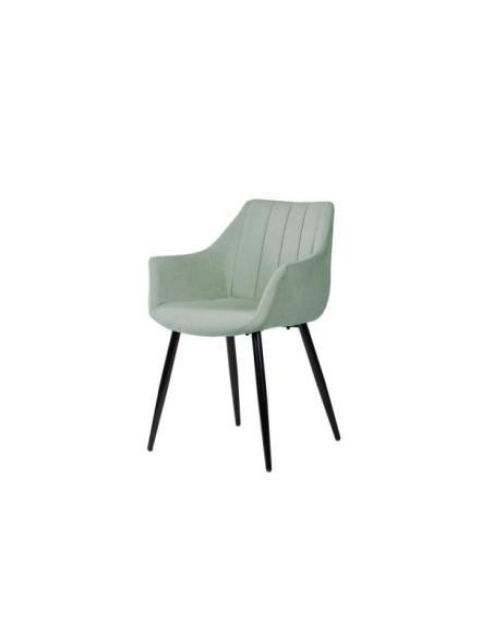 Silla LIHME, Textil / Contrachapado / Metal / Menta