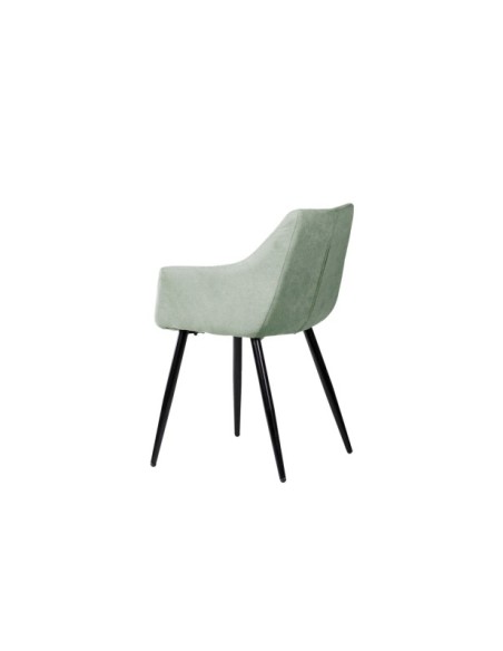 Silla LIHME, Textil / Contrachapado / Metal / Menta