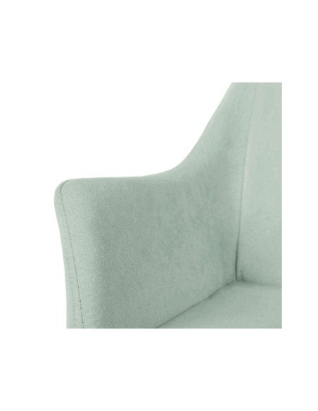 Silla LIHME, Textil / Contrachapado / Metal / Menta