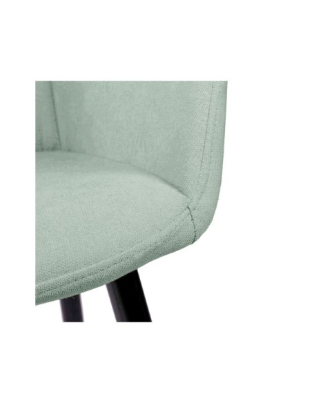 Silla LIHME, Textil / Contrachapado / Metal / Menta