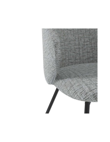 Silla ROSLEV, Textil / Plástico / Metal / Gris