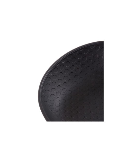 Taburete Alto JØRSBY 64 cm, Metal / Plástico / Negro