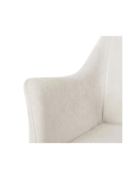 Silla LIHME, Textil / Contrachapado / Metal / Beige