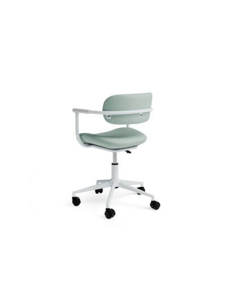 Silla de Escritorio Regulable GOTHENBURG, Textil / Metal / Menta