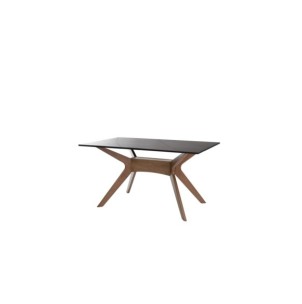 Mesa HERON 140x90 cm de Comedor, Porcelánico / Madera /...
