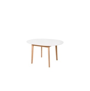 Mesa Extensible LAURIE Ø100/129x76 cm, Chapa de Roble /... 2