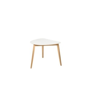 Mesa FERDINAND 92x90 cm de Comedor, MDF / Madera / Blanco... 2