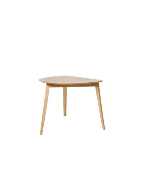 Mesa FERDINAND 92x90 cm de Comedor, Chapa de Roble / Madera / Roble