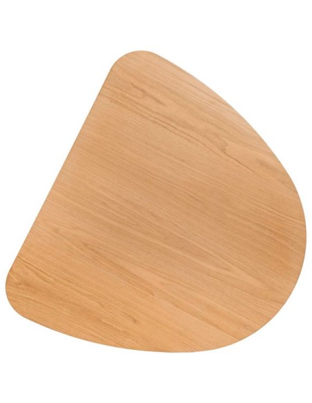 Mesa FERDINAND 92x90 cm de Comedor, Chapa de Roble / Madera / Roble
