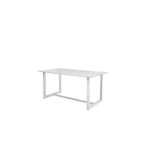 Mesa ALLAN 160x90 cm de Comedor, Porcelánico / Acero /...