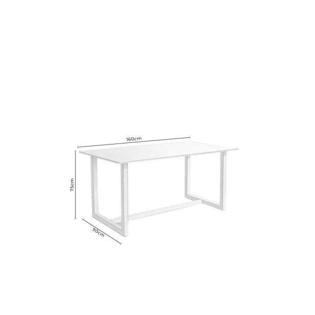 Mesa ALLAN 160x90 cm de Comedor,...