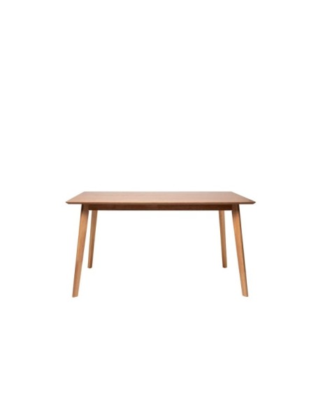 Mesa COMPAKT 120x80 cm de Comedor, Chapa de Roble / Natural