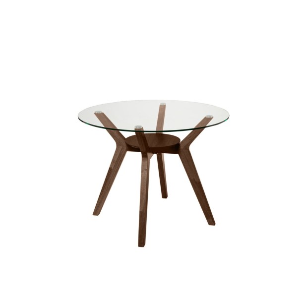 Mesa MAURICE Ø120x76 cm, Cristal /...