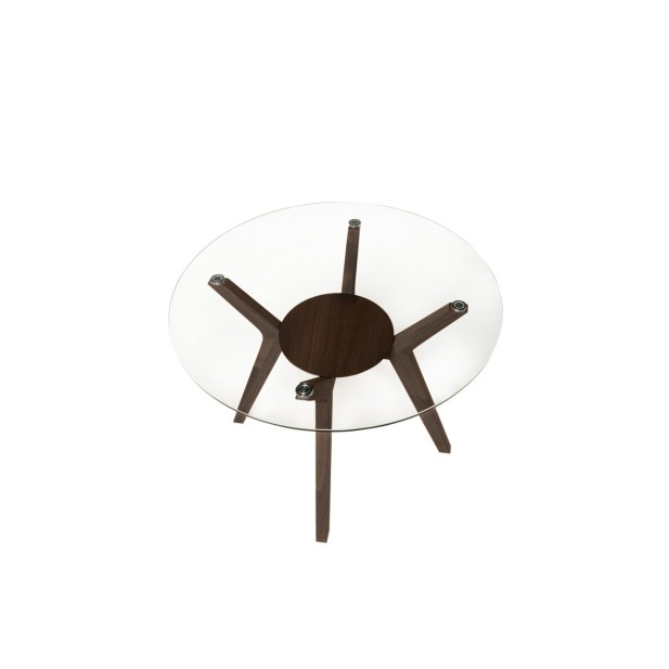 Mesa MAURICE Ø120x76 cm, Cristal /...