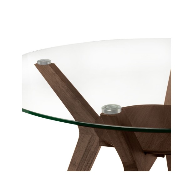 Mesa MAURICE Ø120x76 cm, Cristal /...
