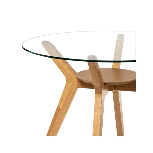 Mesa MAURICE Ø120x76 cm, Cristal /...
