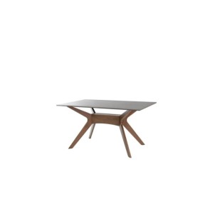 Mesa HERON 160x90 cm de Comedor, Porcelánico / Madera /...