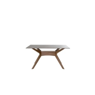 Mesa HERON 160x90 cm de Comedor, Porcelánico / Madera /... 2