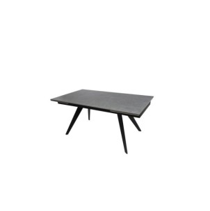 Mesa KONRAD 160x90 cm de Comedor, Porcelánico / Metal /...