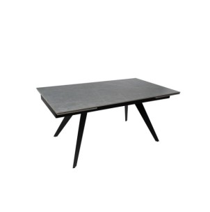 Mesa KONRAD 160x90 cm de Comedor, Porcelánico / Metal /... 2
