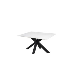 Mesa KOON 160x90 cm de Comedor, Porcelánico / Metal /...